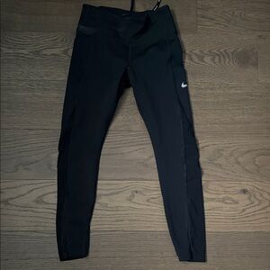 Nike Black Performance Leggings with mesh
